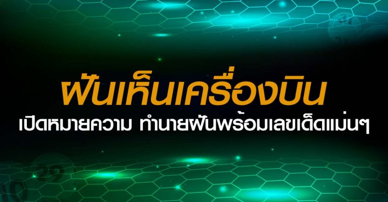 ฝันเห็นเครื่องบิน