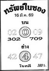 ทรัพย์ในซอง-16-03-69